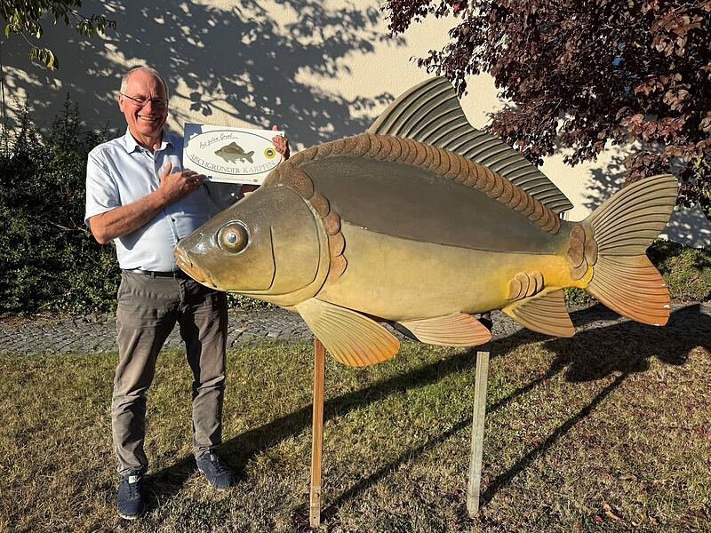 Karpfen Der Leiter der Höchstadter LfL-Außenstelle für Karpfenteichwirtschaft, Martin Oberle, sieht im Karpfen „den Fisch der Zukunft".