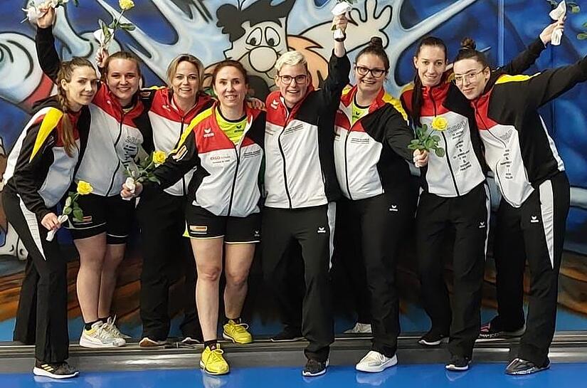 Die Damen des SKC Victoria Bamberg hoffen am Wochenende auf den Titelgewinn beim Final Four der Champions League in Österreich. Das Bild stammt aus dem vergangenen Jahr und entstand nach der 23. deutschen Meisterschaft.