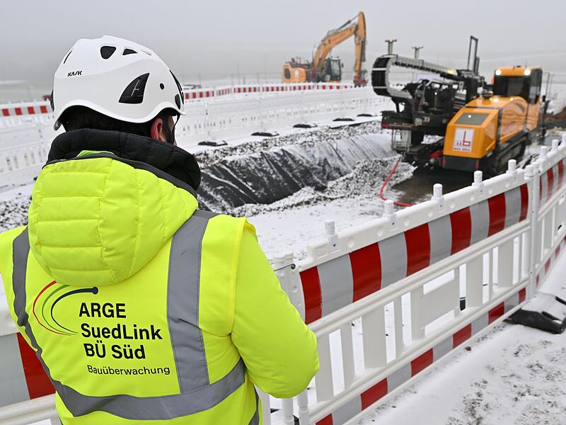 Baustart für Stromtrasse Suedlink in Thüringen