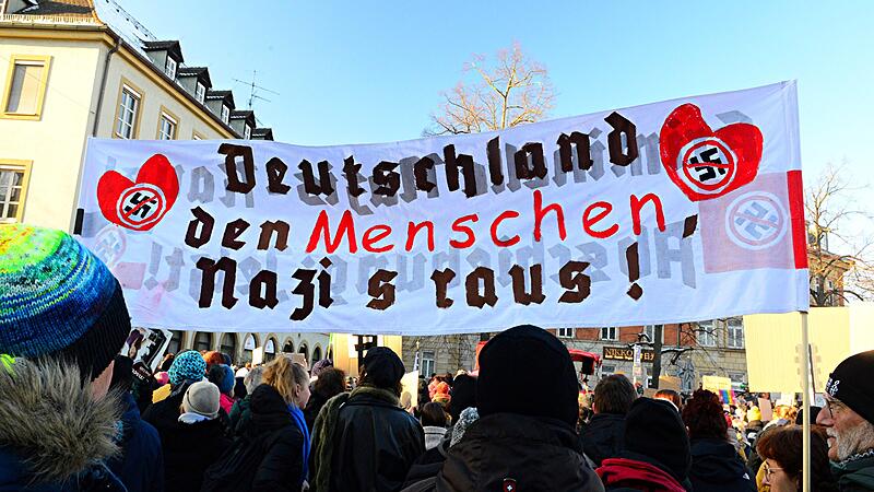 Wie hier in Bamberg am 20. Januar soll es auch in Forchheim eine Demonstration gegen Faschismus geben.