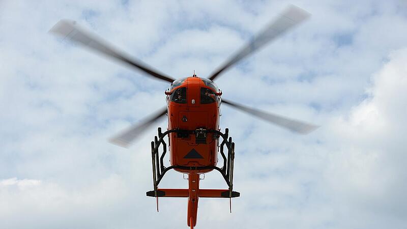 Rettungshubschrauber im Einsatz