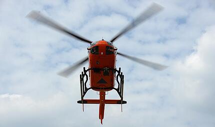 Rettungshubschrauber im Einsatz Rettungshubschrauber im Einsatz