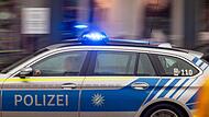 Polizeiwagen mit Blaulicht