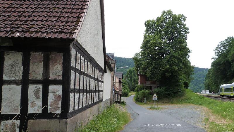 Auf dieser Passage bei der Forstlasm&uuml;hle  gibt es nun f&uuml;nf neue Schweller.