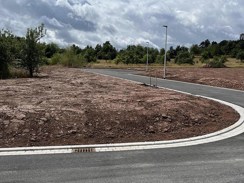 Die Erschließungsstraße für die sechs neu geschaffenen Bauplätze in Wittershausen.