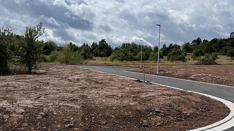 Die Erschließungsstraße für die sechs neu geschaffenen Bauplätze in Wittershausen.
