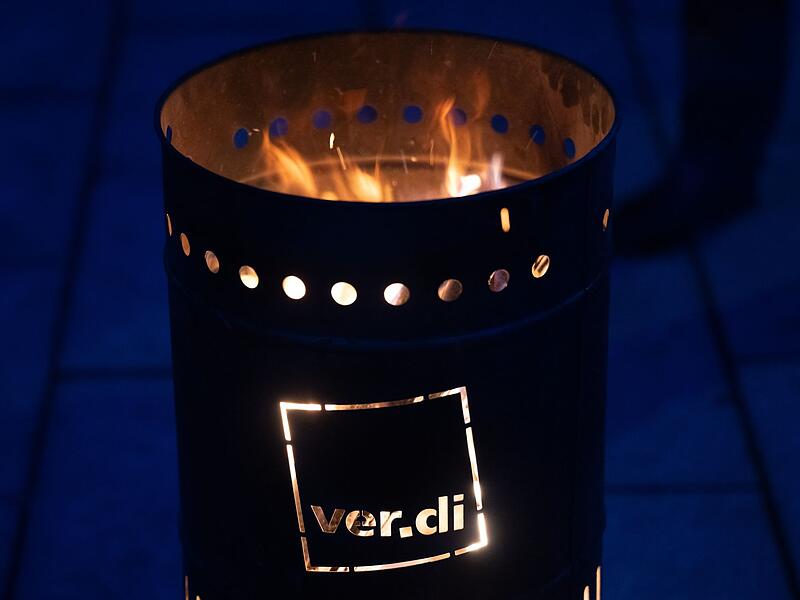 Warnstreik der Gewerkschaft Verdi