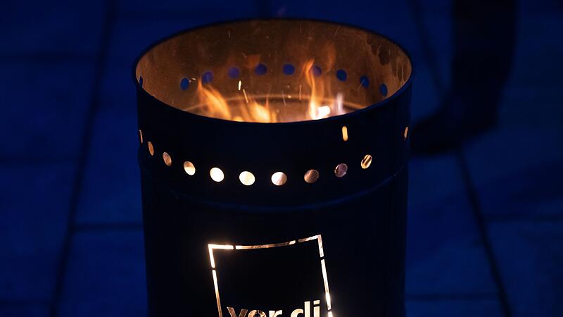 Warnstreik der Gewerkschaft Verdi