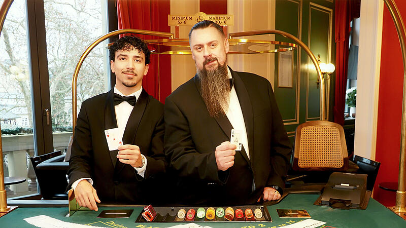 Wollen es wissen: die Croupiers Dario Hernandez-Tirado und Andreas Voll Wollen es wissen: die Croupiers Dario Hernandez-Tirado und Andreas Voll