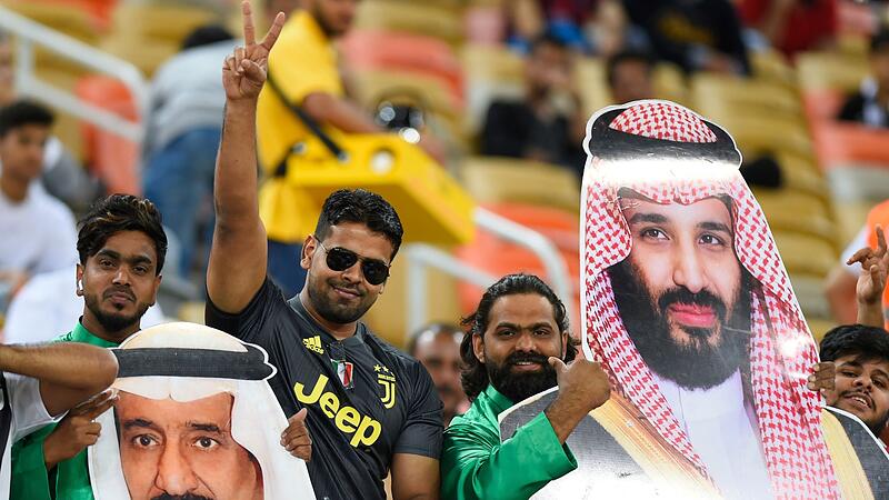 Fußball-Fans in Saudi-Arabien