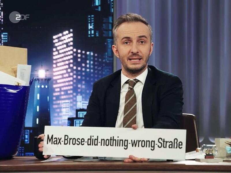 TV-Satiriker Jan B&ouml;hmermann hat sich schon mehrfach mit Max Brose besch&auml;ftigt.
