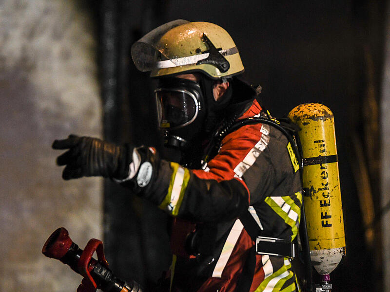 Scheune bei Kronach in Brand geraten