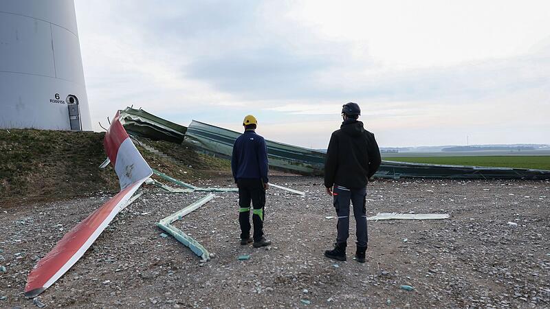 Rotorblatt in Berching abgebrochen