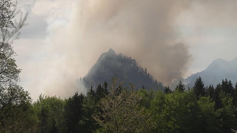 Waldbrand am Saur&uuml;sselkopf