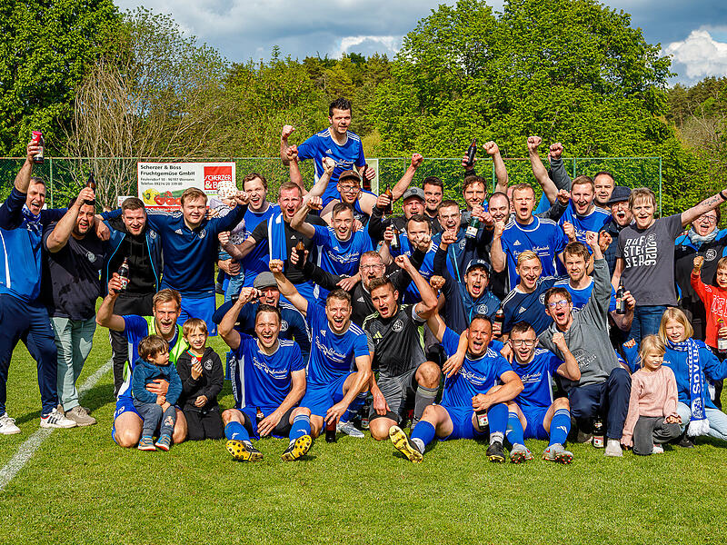 SpVgg Wonsees ist Meister der A-Klasse 6