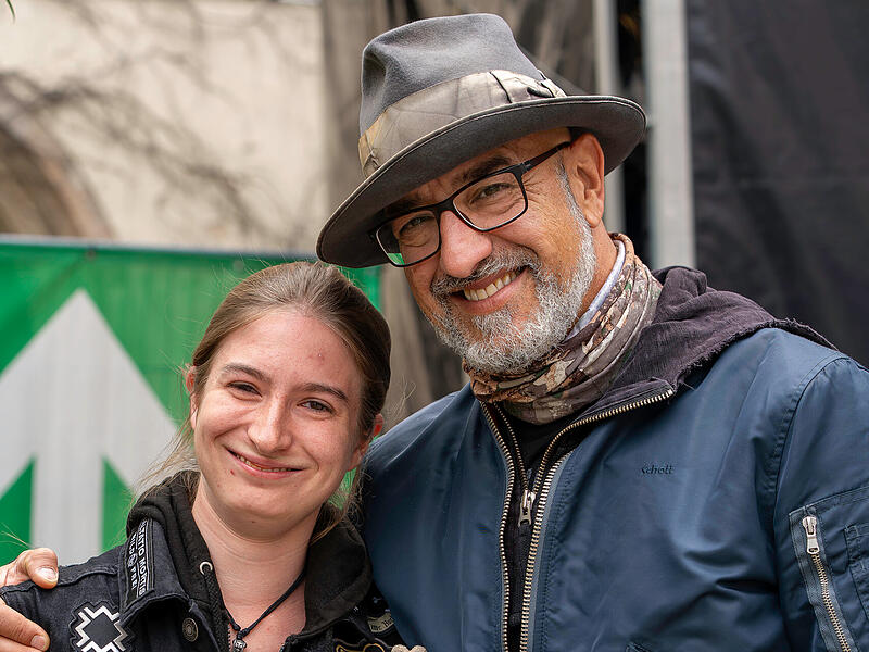 S&auml;nger Alex Wesselsky mit einem Fan