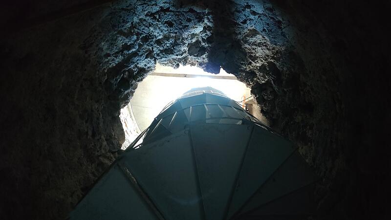 Wendeltreppe in einem Turm