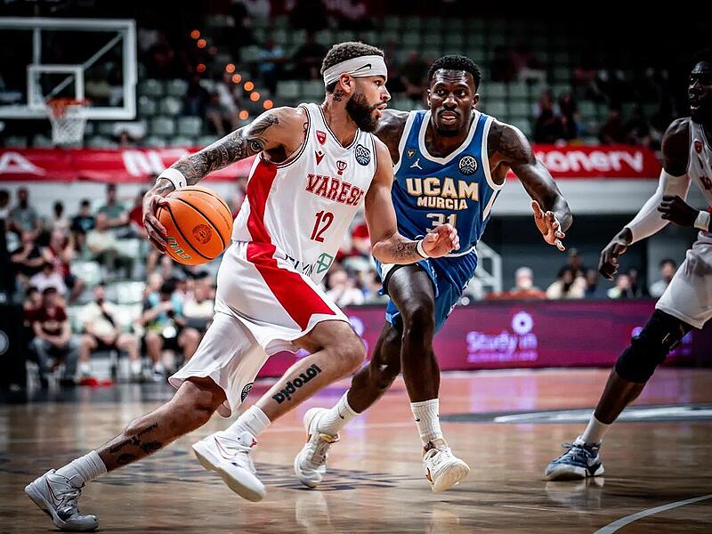 Bamberg Baskets empfangen Varese in der Champions League Hunter Hale ist der Star im Team von Varese. Am Dienstag sind die Italiener in der Champions League bei den Bamberg Baskets zu Gast.