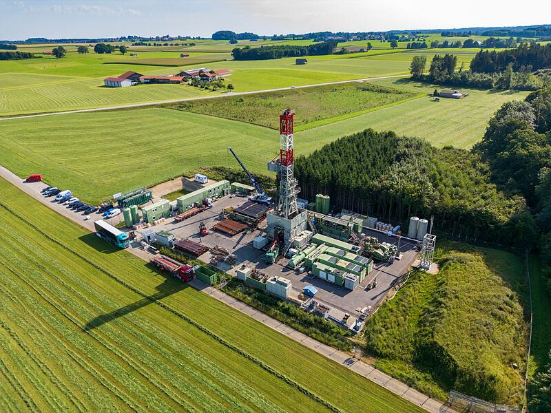 Nach der Bohrung nach Erdgas am Ammersee