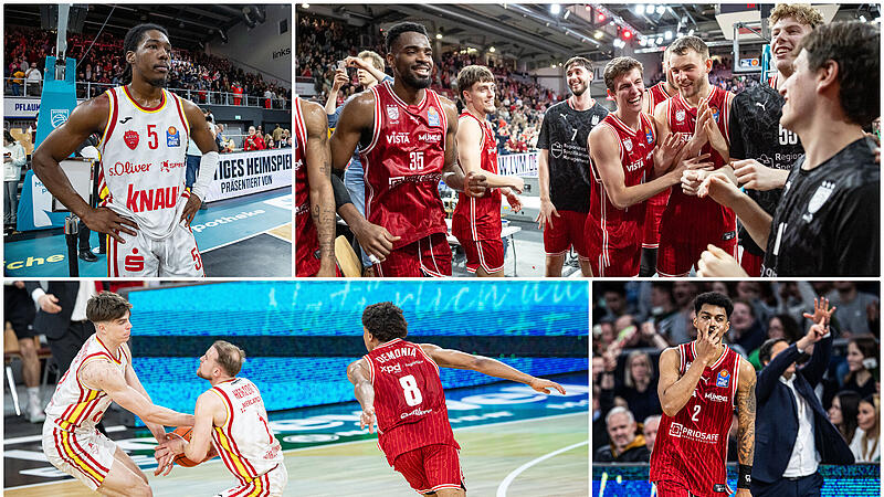 Die besten Bilder vom Basketball-Frankenderby zwischen Bamberg und W&uuml;rzburg gibt es zum Durchklicken in unserer Bildergalerie.