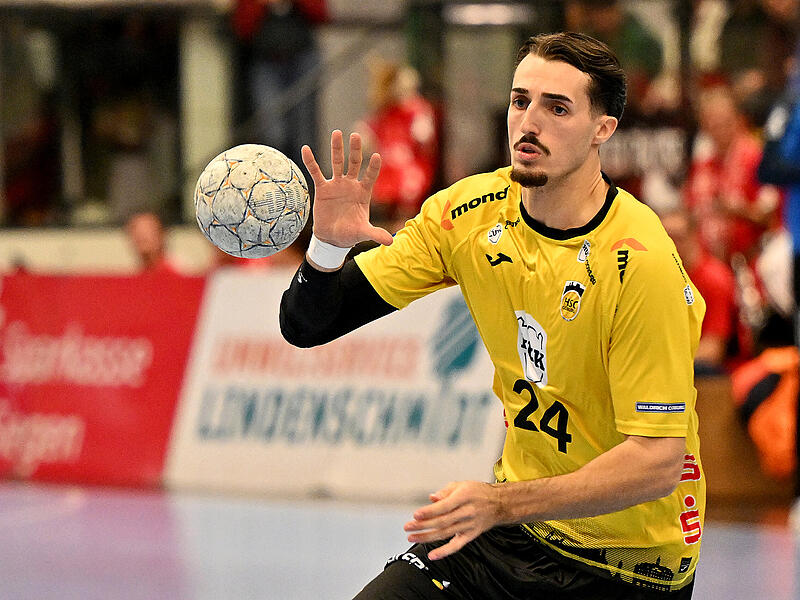 Mikael Helmersson war in Ludwigshafen einmal mehr bester Torsch&uuml;tze des HSC Coburg, konnte die knappe Niederlage aber nicht verhindern.