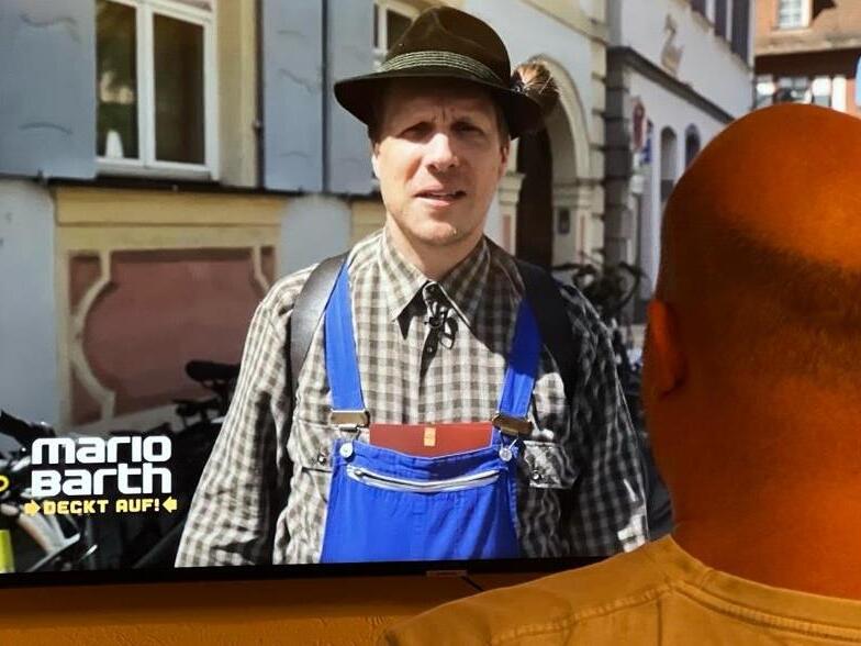 Mit Jägerhut und Dialekt kam Pocher nach Forchheim.Forchheim & Fränkische Schweiz
