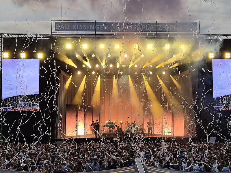 Wincent Weiss beim Open Air in Bad Kissingen