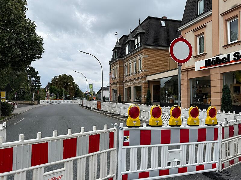 Für etwas weniger als ein Jahr ist die Nürnberger Straße in Forchheim jetzt gesperrt.