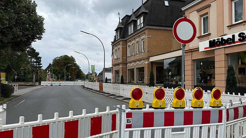 F&uuml;r etwas weniger als ein Jahr ist die N&uuml;rnberger Stra&szlig;e in Forchheim jetzt gesperrt.