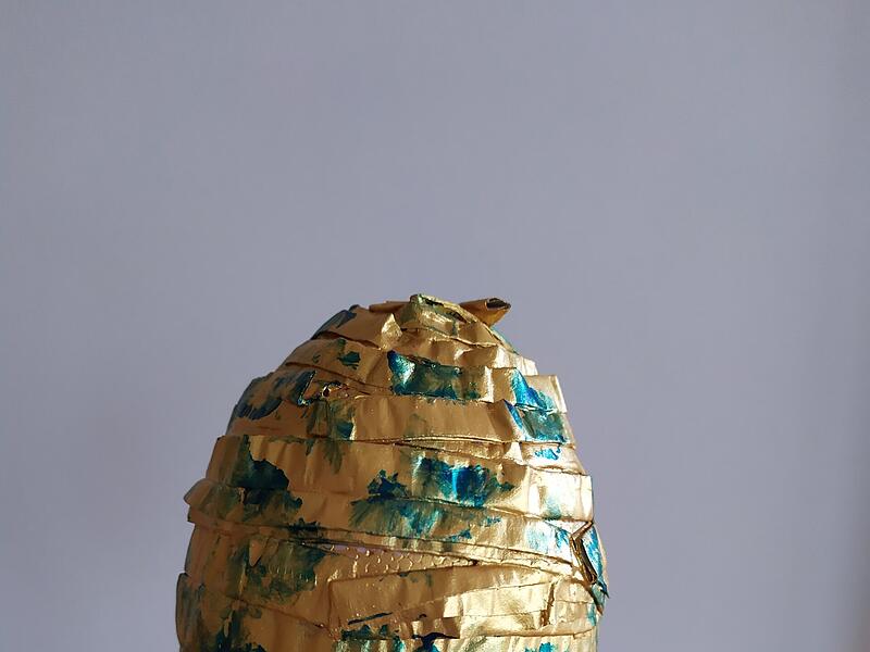 Kunterbunte Ostereier schickten die Sch&uuml;ler*innen der Klasse M1 der Regens-Wagner-Schule Burgkunstadt ins Rennen. Sie bekamen daf&uuml;r unseren KLARTEXT!-Sonderpreis.