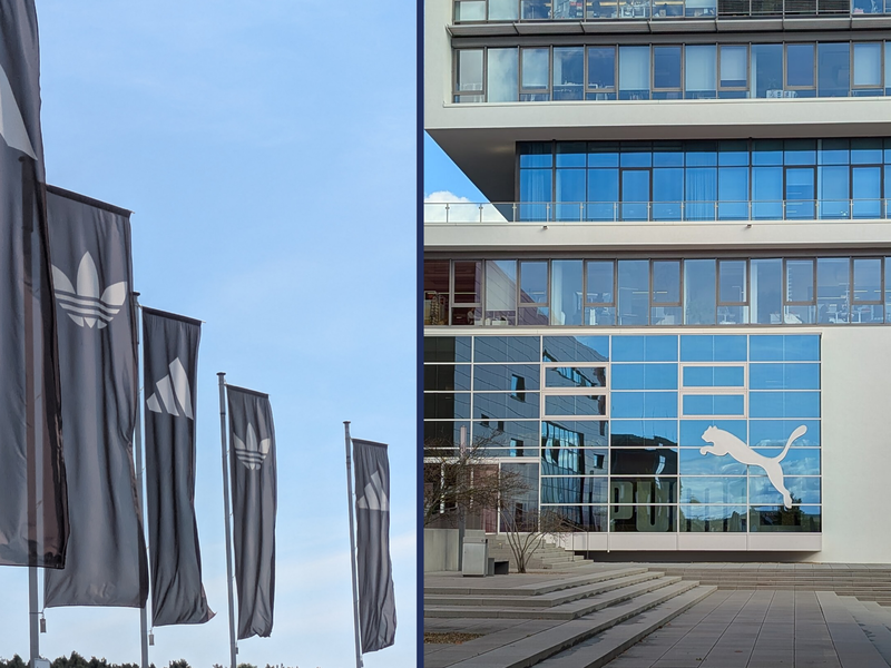 Puma und Adidas Puma und Adidas