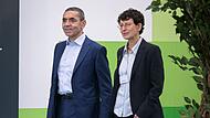 Biontech-Gr&uuml;nder Uğur Şahin und  &Ouml;zlem T&uuml;reci