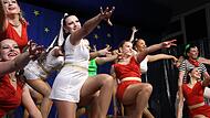 Die Showtanzgarde traf wieder einmal ins Schwarze mit dem „Mambo Italiano“.Bunter Abend Fuchsstadt 2025