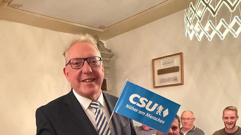 Mit 100 Prozent Zustimmung nominierte die CSU Neudrossenfeld Harald H&uuml;bner erneut zum B&uuml;rgermeisterkandidaten.