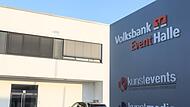 In der Volksbankeventhalle wird es ab Montag ein Schnelltestzentrum geben.Forchheim & Fränkische Schweiz In der Volksbankeventhalle wird es ab Montag ein Schnelltestzentrum geben.Forchheim & Fränkische Schweiz
