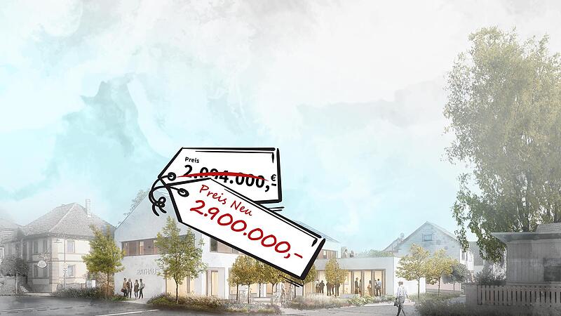 Seit dem ersten Quartal 2021 sind die Baukosten um 26 Prozent gestiegen. Der Rathausneubau in Weidhausen wird teurer.
