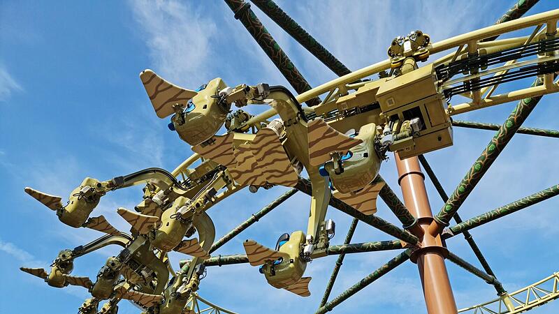 Interaktive Achterbahn «Gozimba» im Serengeti-Park Hodenhagen
