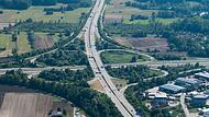 Autobahnkreuz A3 und A92 Autobahnkreuz A3 und A92