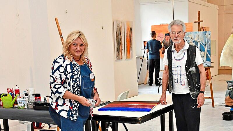 Marion Kotyba und Hans Dieter Jandt haben das Symposium des Bundes Fr&auml;nkischer K&uuml;nstler ma&szlig;geblich organisiert. Stephan Herbert Fuchs