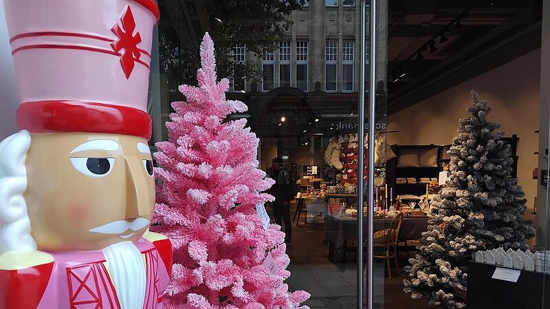 Weihnachtsdeko von Butlers in der Coburger Innenstadt