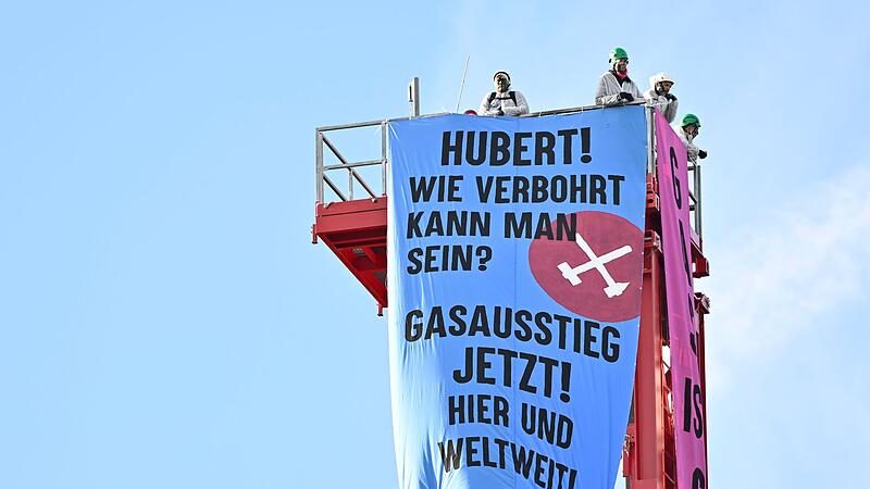 Protestaktion gegen Gasbohrung
