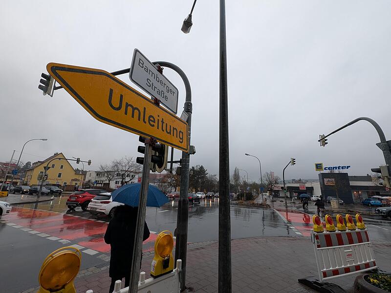 Die Bamberger Straße in Forchheim wird ab 17. Februar für mehrere Wochen halbseitig gesperrt.