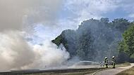 Fl&auml;chenbrand bei Obermembach schnell unter Kontrolle &ndash; zweites Feuer sofort gestoppt