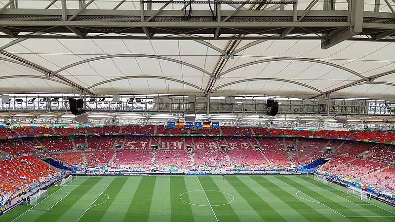 Beim Spiel der Deutschen gegen Spanien zeigten die Kameras nicht alles. Der FT war live vor Ort.