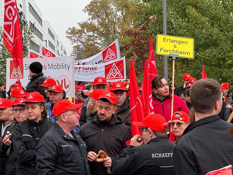 Tarifstreik in Erlangen