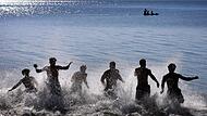 Badende im See Badende im See