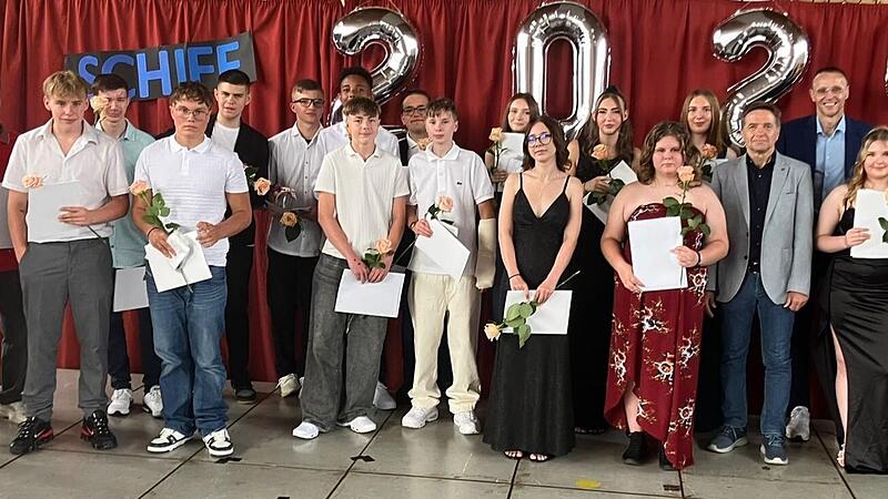 Sie verlassen nun ihre Mittelschule Lautertal und brechen auf zu neuen Ufern.