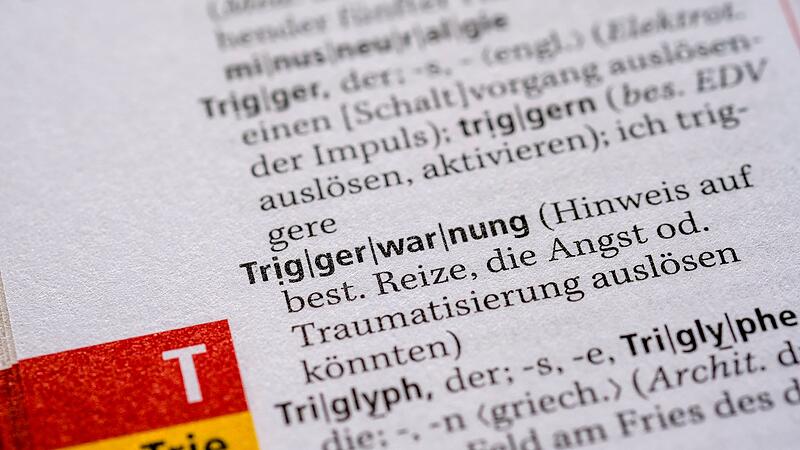 Das Wort „Triggerwarnung“ im Duden