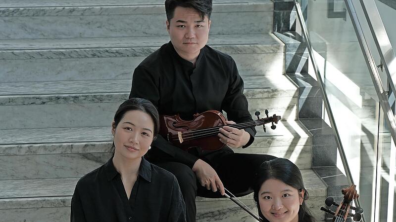 Von links: Jiabing Chen, Violine, Jingyu Li, Klavier, Hyunjoo Lee, Violoncello.