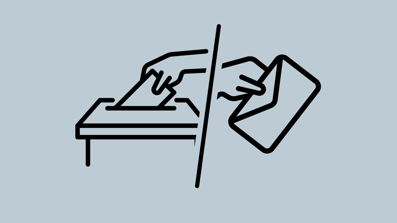 Urnen- oder Briefwahl: Das wirkt sich auch auf die Aussagekraft der Analyse aus.